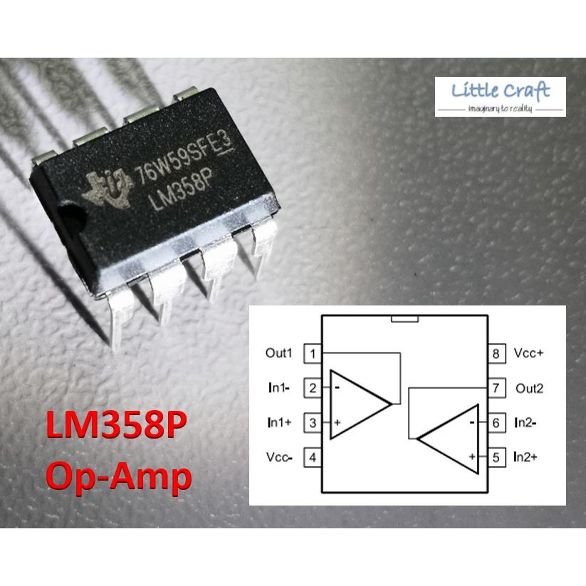 LM358P OpAmp DIP8 General Use DIY Electronic Shopee Philippines