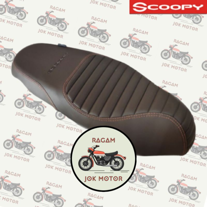 Leather COVER Upholstery COVER CAFERACER LOGO FI ALL NEW 2010 2011 2012 ...