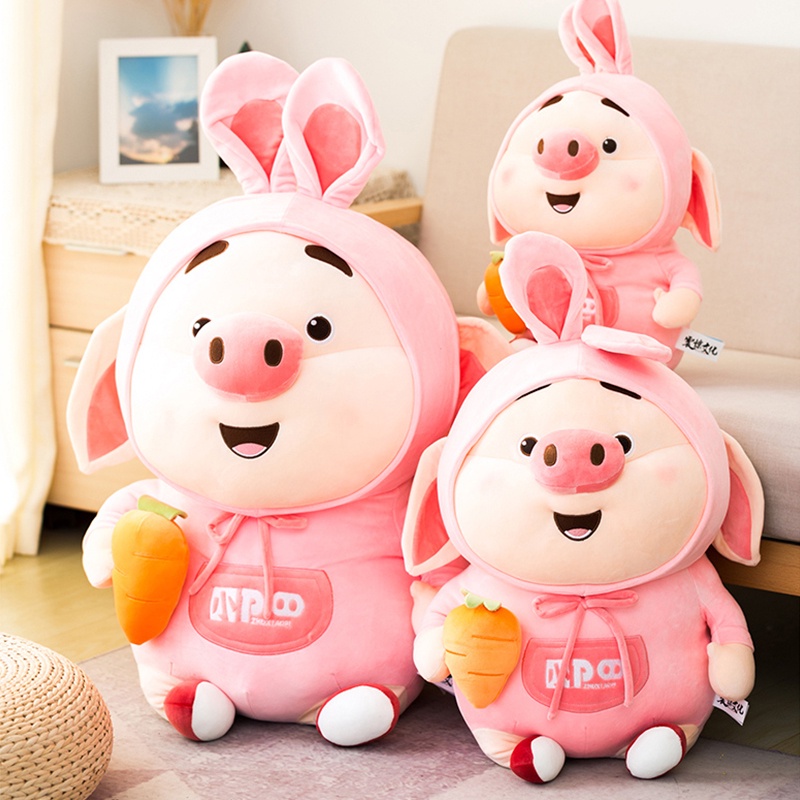 Piggy Fart Plush Toys Cute Pig Stuffed Cartoon Animal Doll Soft Nap ...