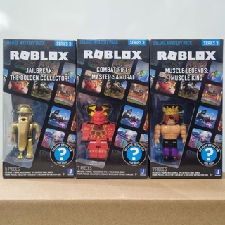 Roblox Deluxe Mystery Pack Code Series 3 JAILBREAK THE GOLDEN COLLECTOR W/  CODE