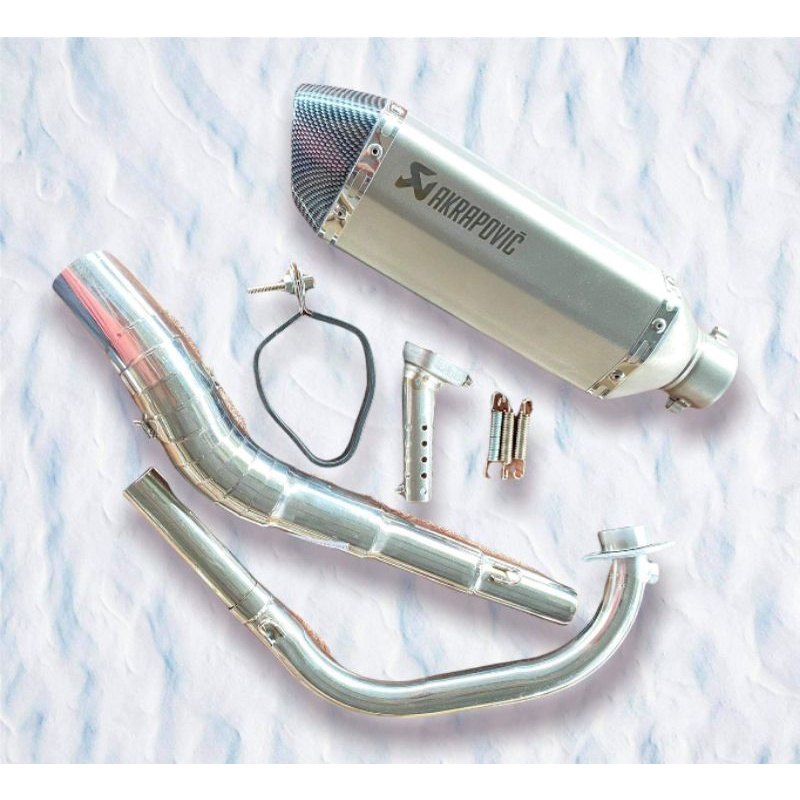 Full System Exhaust Pipe Akrapovic for Raider 150 Fi ️ | Shopee Philippines
