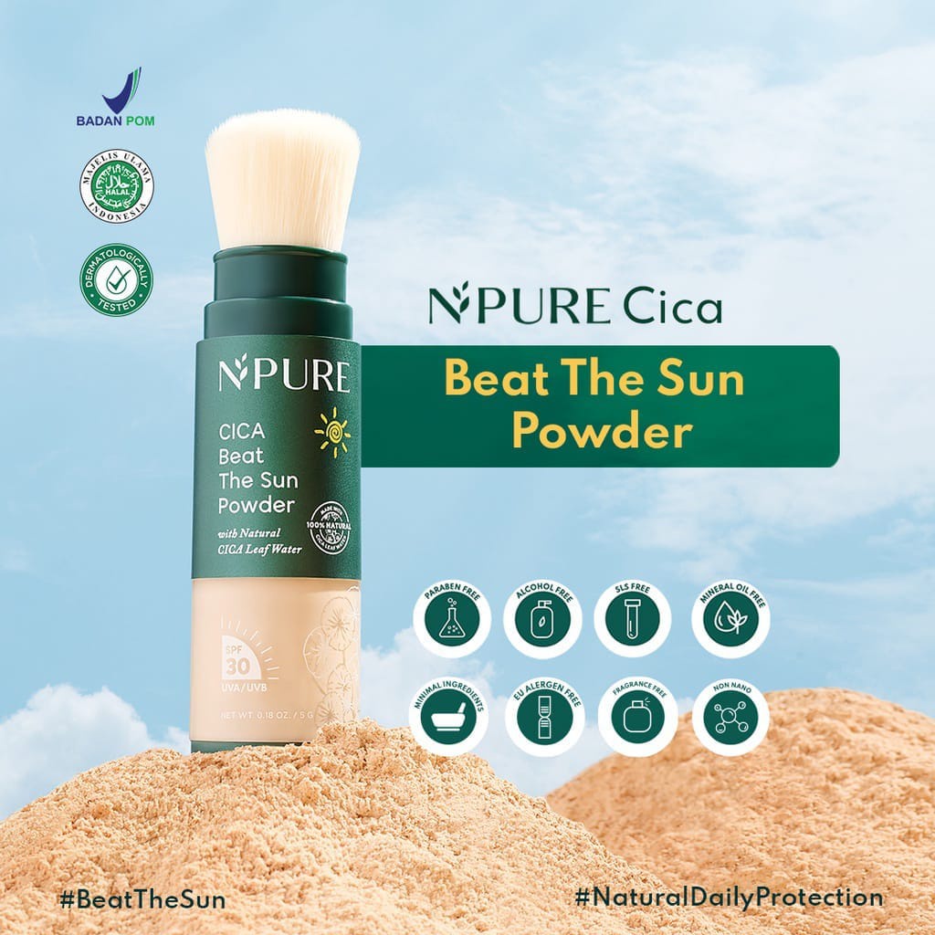 Npure - Cica Beat The Sun Glow Matte SPF 50 PA ++++ 35ml | Cica Beat ...