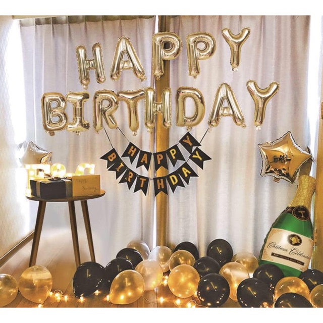 𝐏𝐚𝐫𝐭𝐲 𝐏𝐚𝐫𝐭𝐲 Happy Birthday Big Balloon Set（#8833） 