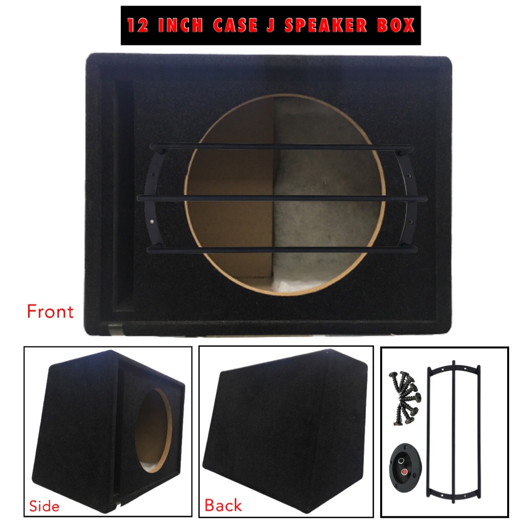 OSCPA Car 12 Inch Case J Subwoofer Speaker Box (7346) | Shopee Philippines