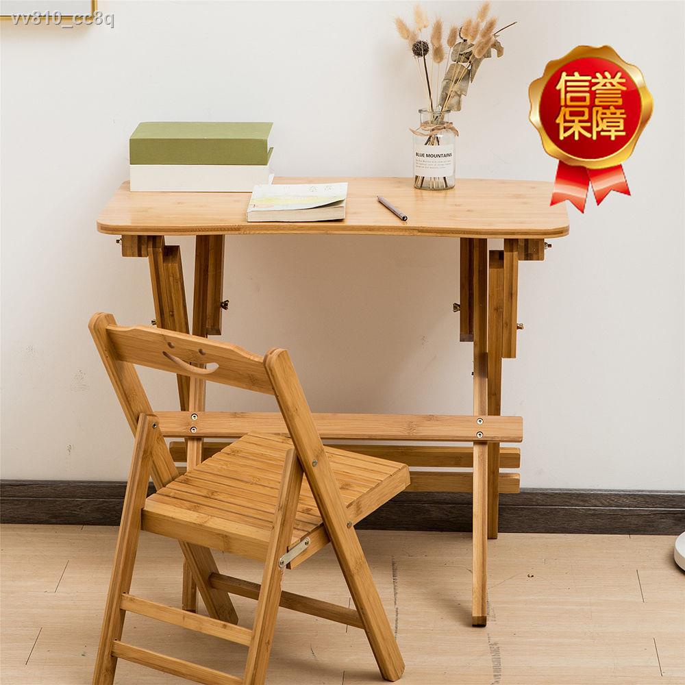 Folding chair and table for online study