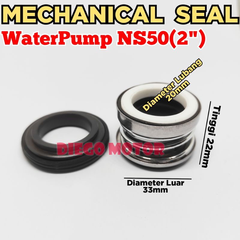 NS50 NS80 NS100 Mechanical seal 2 inch 3 inch 4 inch irrigation water ...