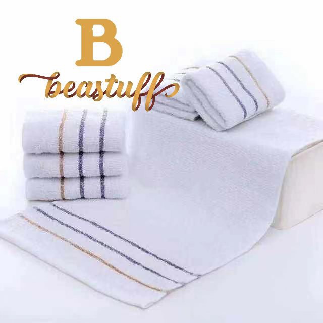 Thin white best sale bath towels