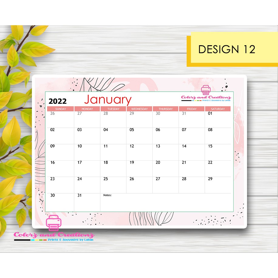 20242025 Personalized Desk Calendar Planner w/ Calendar Jacket Free