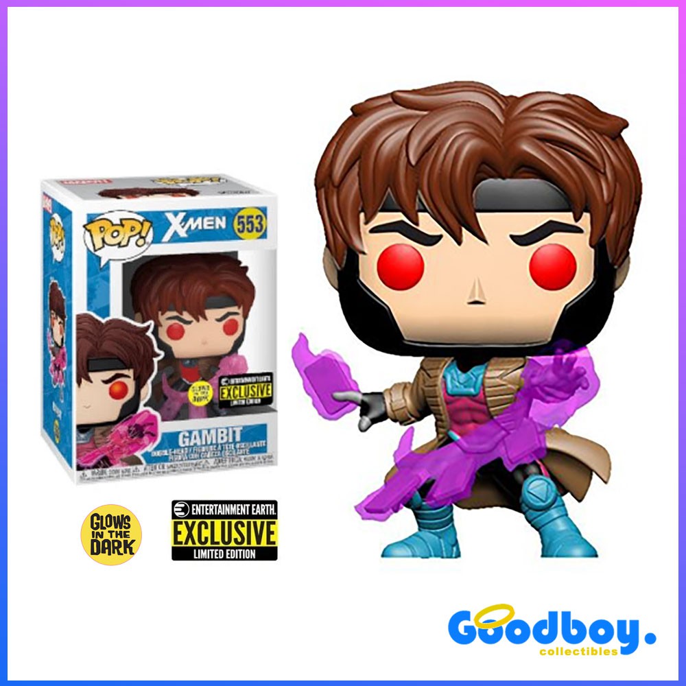 Funko Pop! Marvel Gambit 553 Exclusivo Glow Original Colecionavel - Moça do  Pop - Funko Pop é aqui!