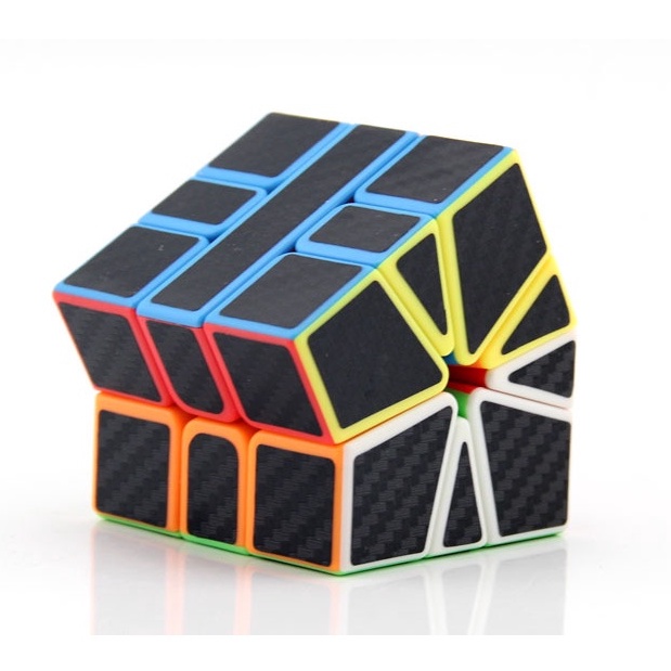 Rubik Square -1 SQ-1 Rubik Variant 6-Sided CARBON Paste BN1010 - Smooth ...