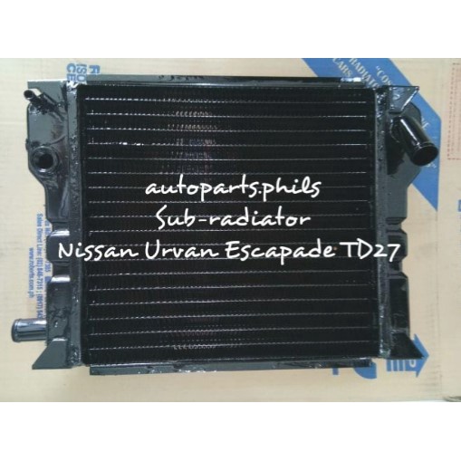 Sub-Radiator For Nissan Urvan Escapade TD27 | Shopee Philippines
