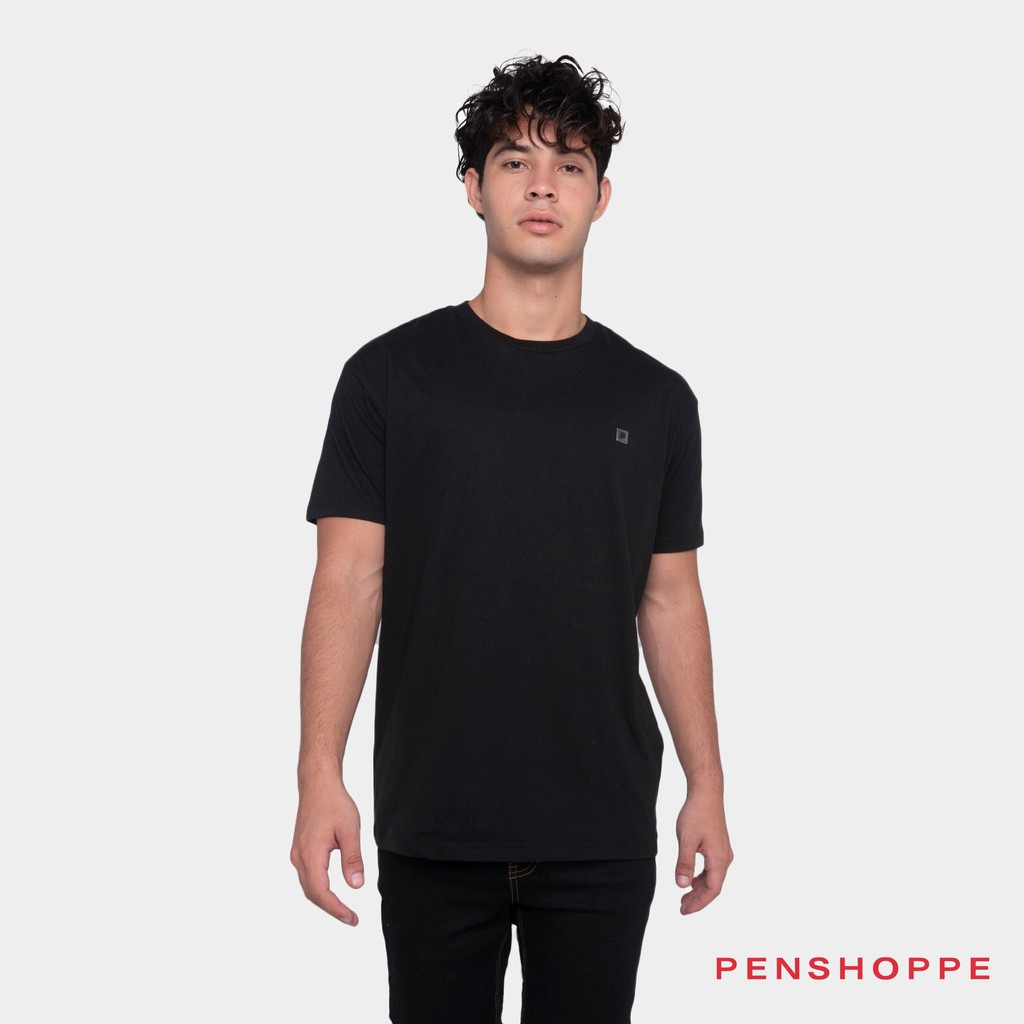 Penshoppe plain 2025 black shirt