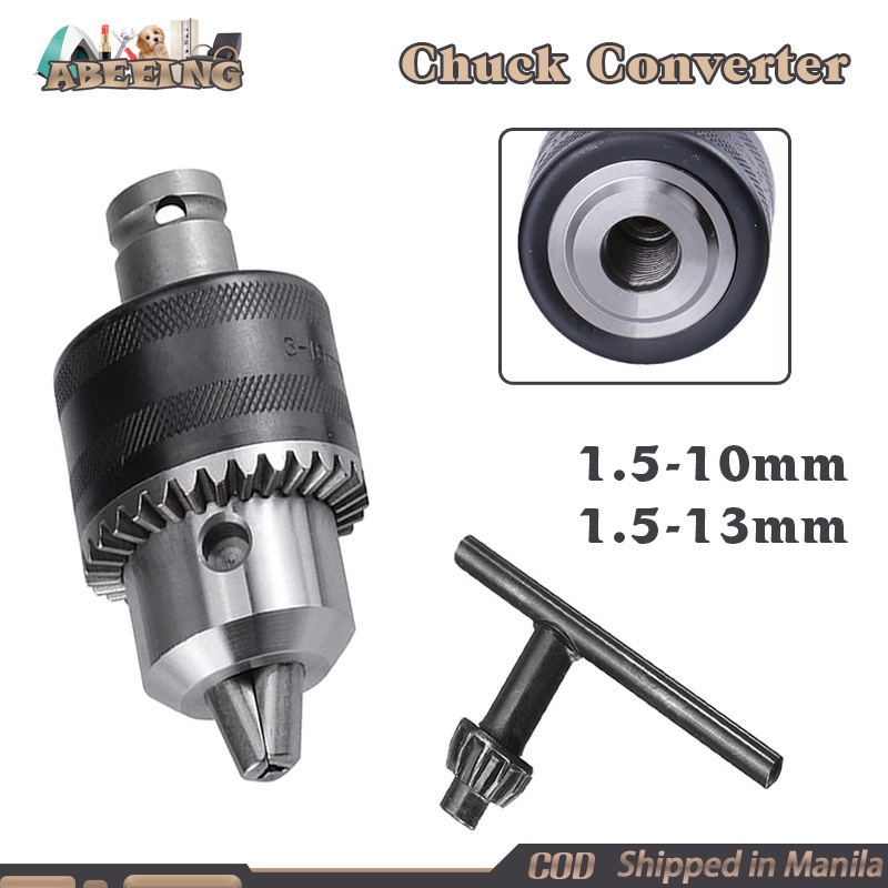 1.5-10mm 1.5-13mm Metal Precise Drill Chuck Converter 1/2''-20UNF Mount ...