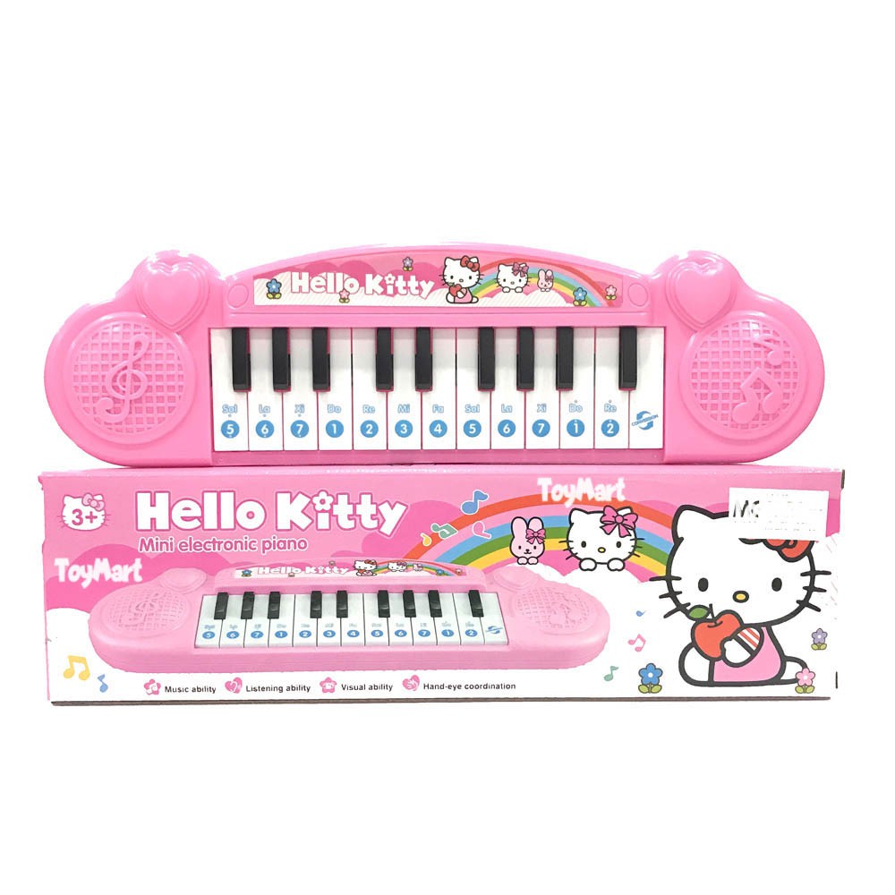 Cartoon Electronic Piano Musical KeyBoard Toy (Kitty Cat , Princess ...