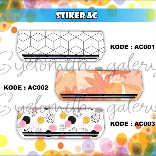 Ac STICKER / AIR CONDITIONER STICKER / ROOM COOLING STICKER | Shopee ...