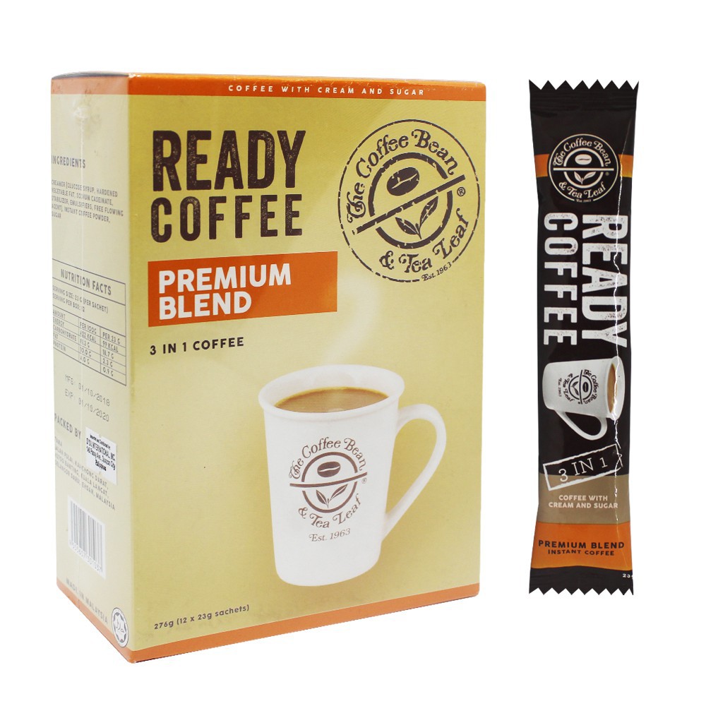 Coffee Bean And Tea Leaf 3in1 Ready Coffee Premium Blend Shopee Philippines