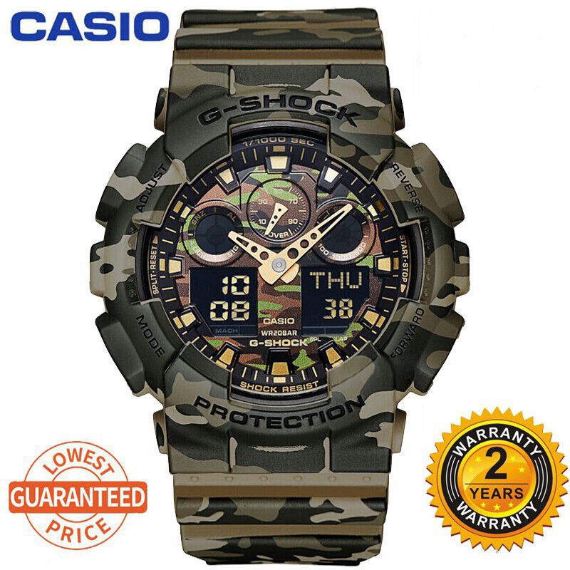 G Shock GA100 Watch Men Sport Watches Army Green GA 100CM 5A