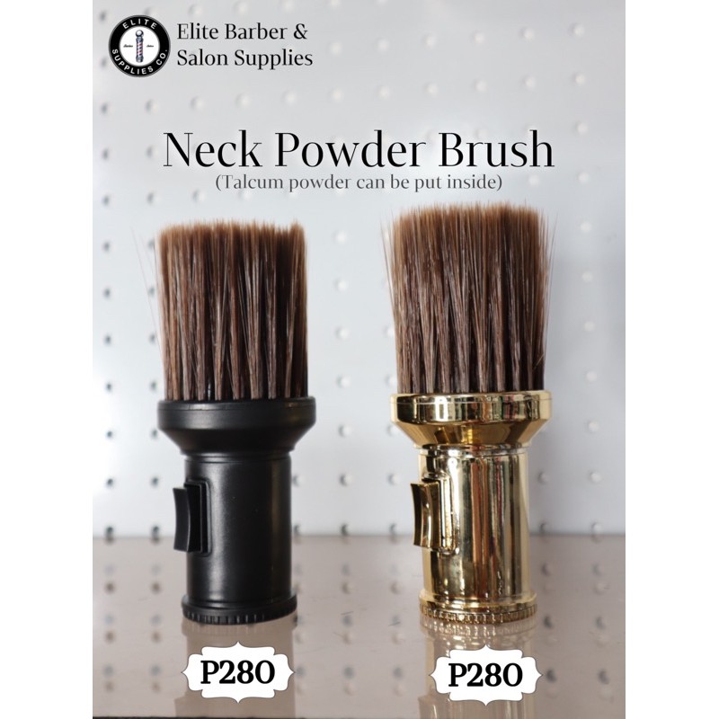 NEW IN BARBER POWDER BRUSH NECK DUSTER BRUSH NECK BRUSH ELITE BARBER