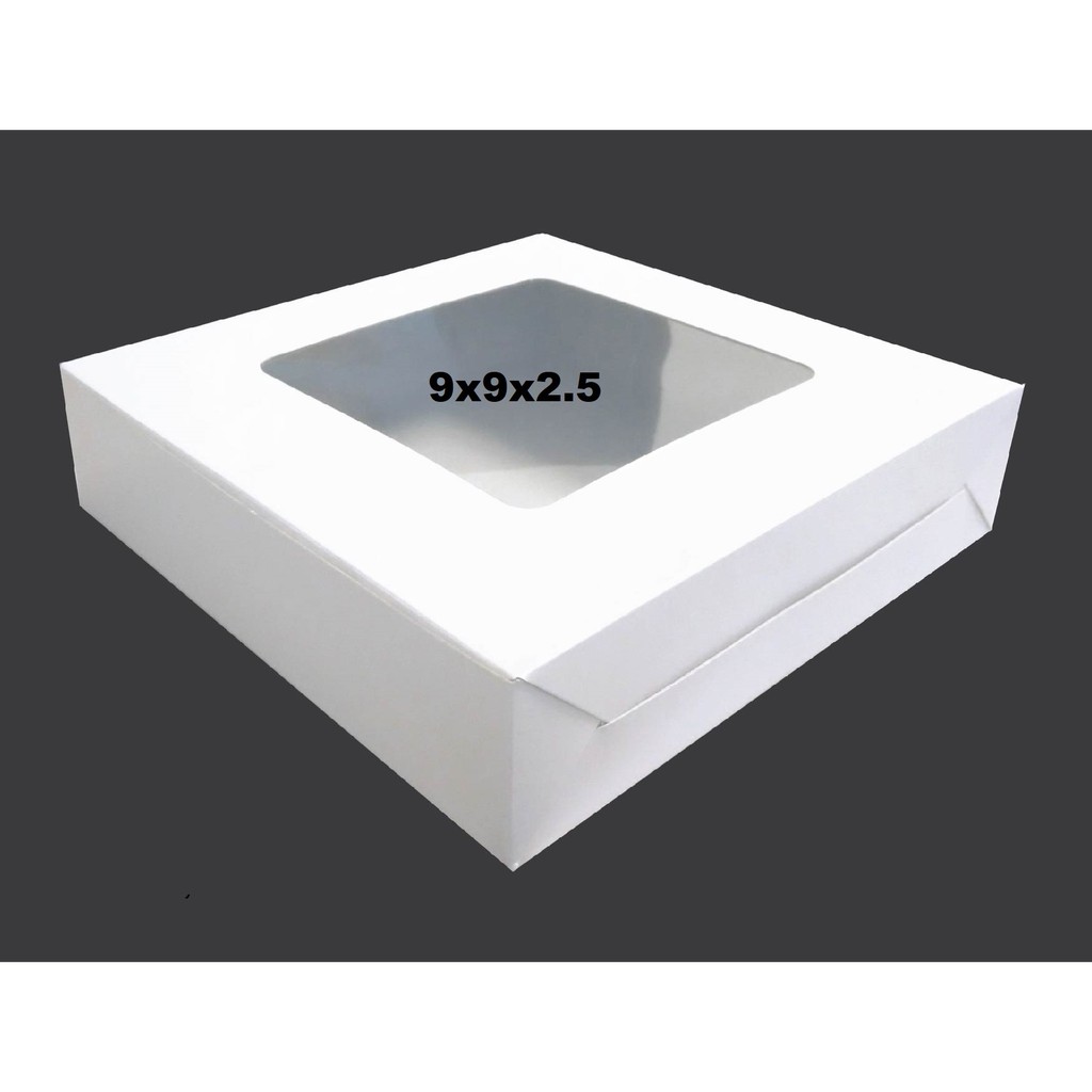(25pcs/order) White Kuih Lapis / Kuih Talam Box (with window) | Shopee ...