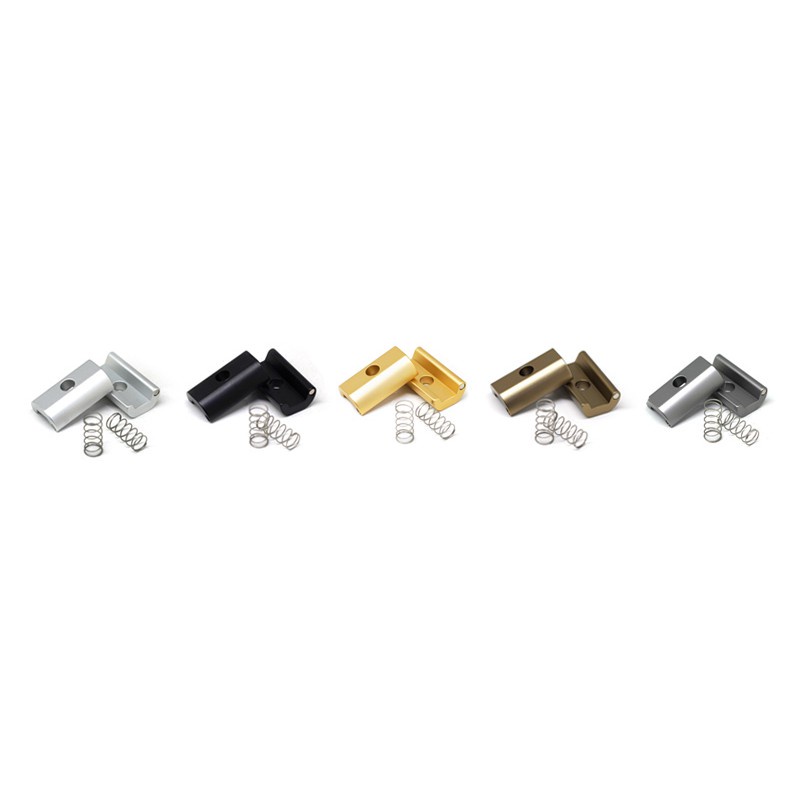 Novdesign MARGNET Hinge Clamp Pour Brompton P-line - Argent (kit 2 Pièces)