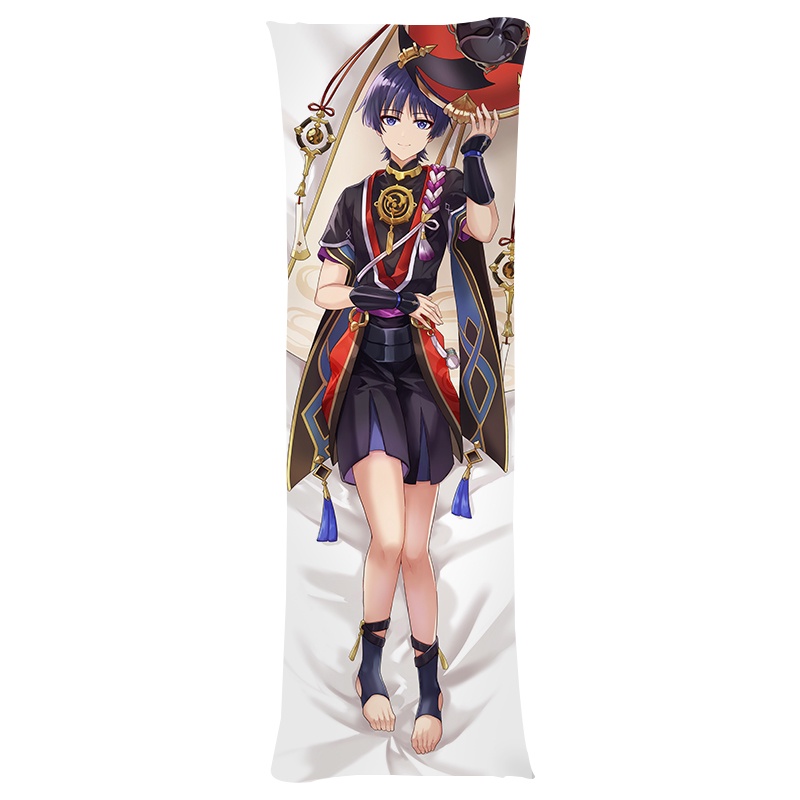 60x180cm Genshin Impact Albedo Cosplay Dakimakura Pillowcase Albedo Peachskin Hugging Body Otaku