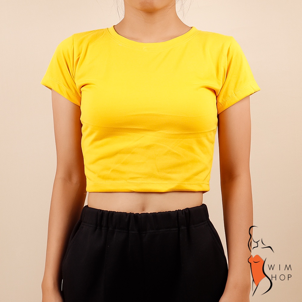 SS Solid Basic Croptop Earth Color Tops for Women | Shopee Philippines