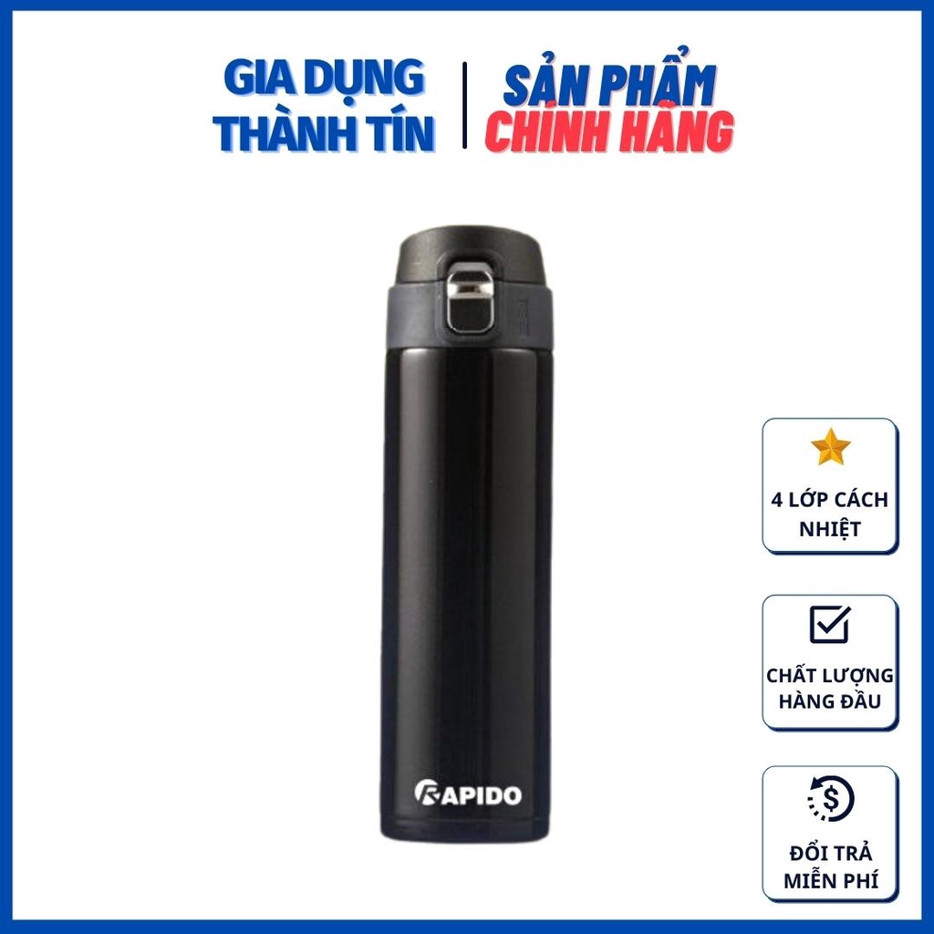 Rapido Thermos Flask 4 Layers Of Insulation, Effective Heat Retention Up To 12 Hours Shopee