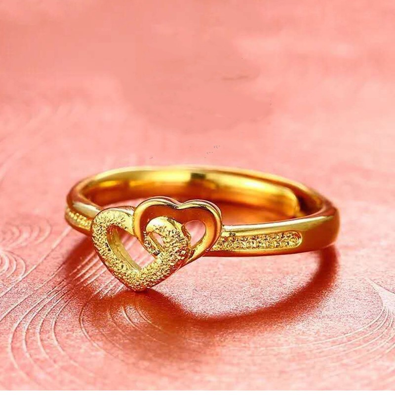 18k gold heart deals ring