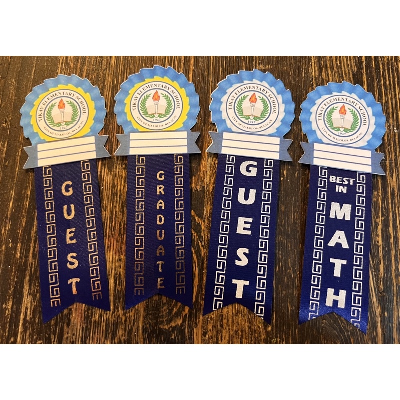 Graduation Ribbon Recognition Ribbon Award Ribbon with customized