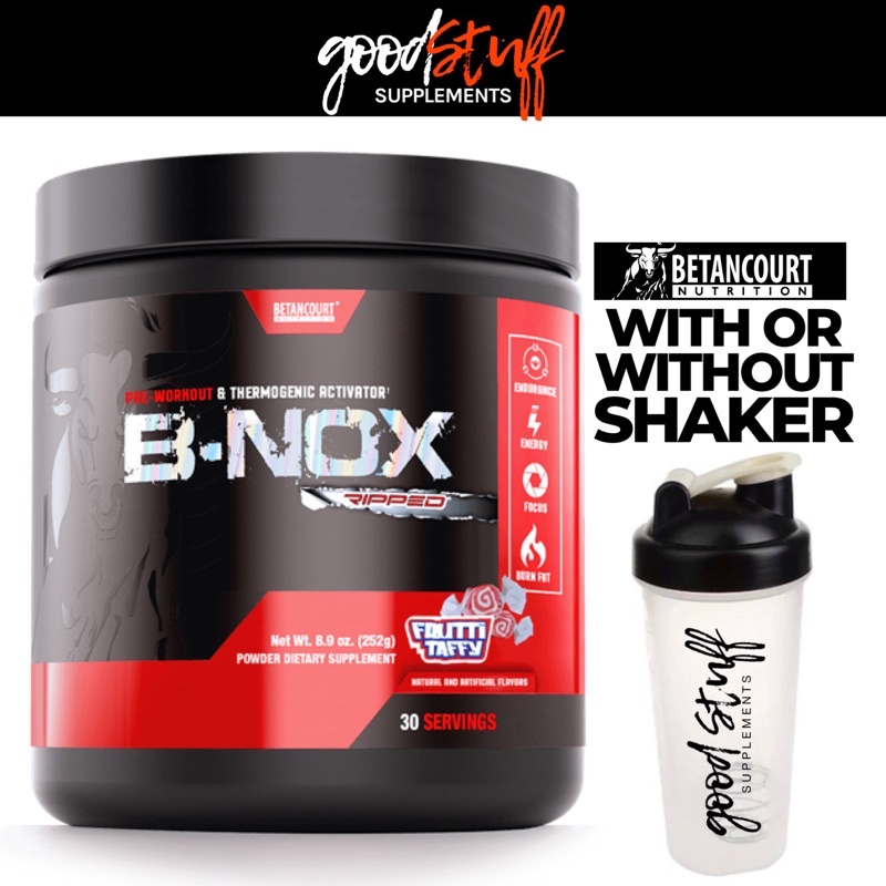 Betancourt Nutrition B-nox Ripped Pre-workout (30 Servings) | Shopee ...