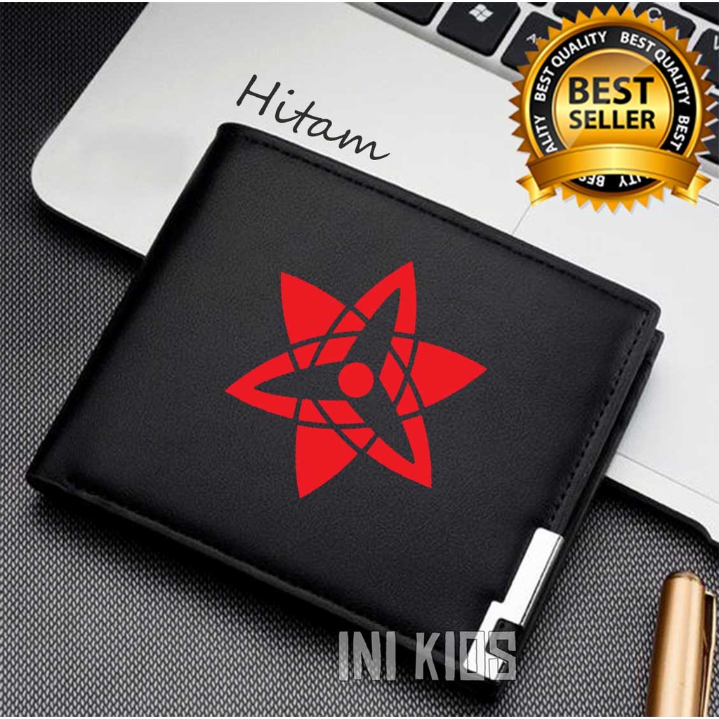 Mangekyou SHARINGAN SASUKE UCIHA NARUTO Cool Leather Wallet Men