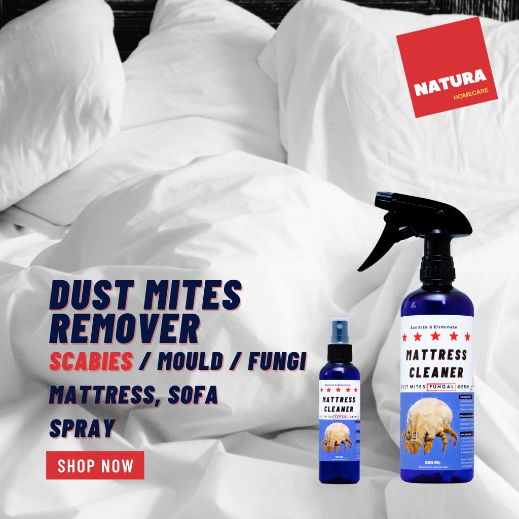 Natura Dust Mites, Scabies Mite, Fungal, Lice Killer Spray (Spray on