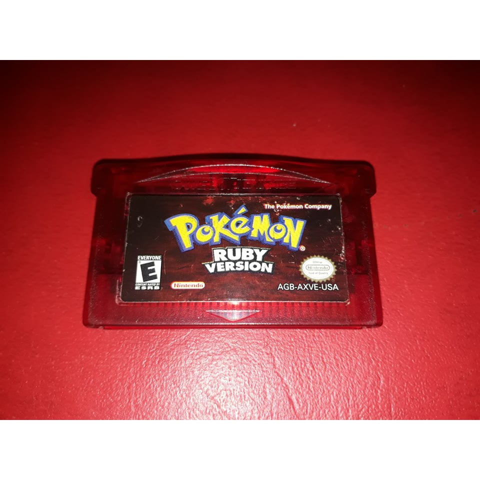 Original Game Boy Advance Pokemon Ruby Version Game | Shopee Philippines