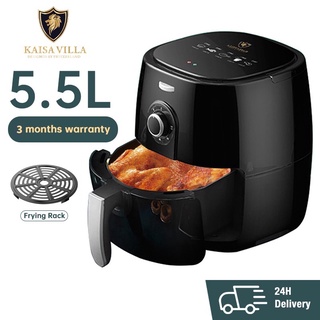 Bear 3L Air Fryer 1350W Electric Deep Fryers Oil Free Health Fryer  Adjustable Timing Cake French