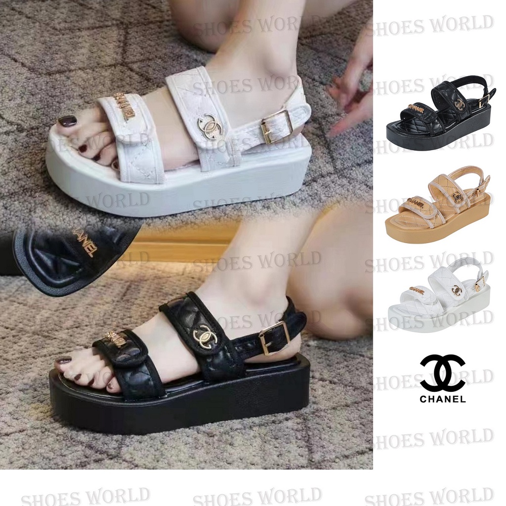 chanel sandal - Flats Best Prices and Online Promos - Women's Shoes Apr  2023 | Shopee Philippines