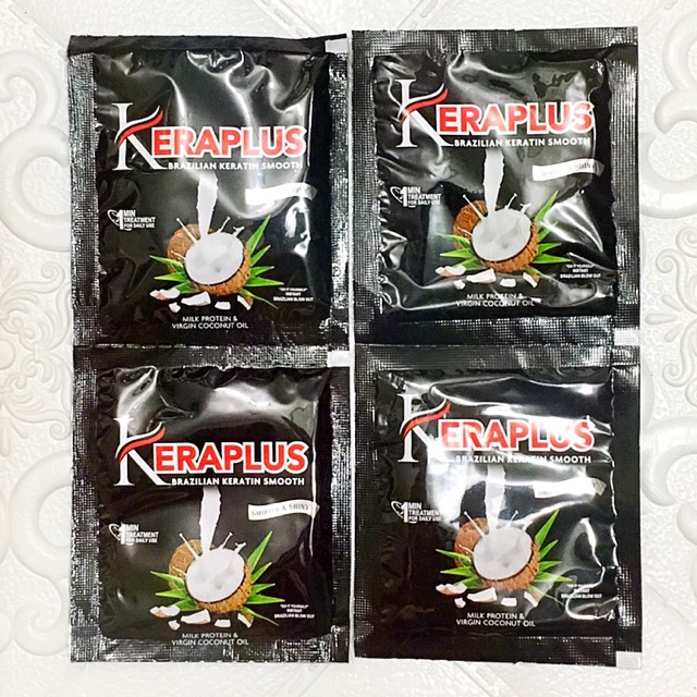 Keraplus Brazilian Keratin w Milk Protein and Virgin Coconut Oil
