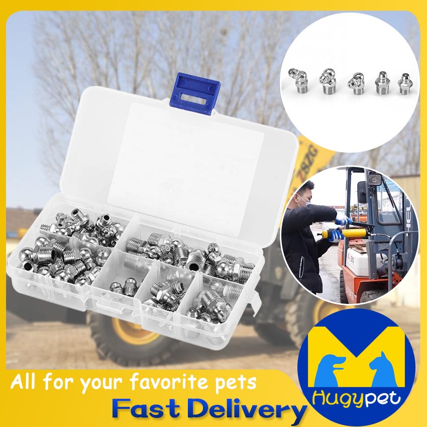 M6/M8/M10 Metal Brass Grease Nipple Fitting Hardware Assortment Kits