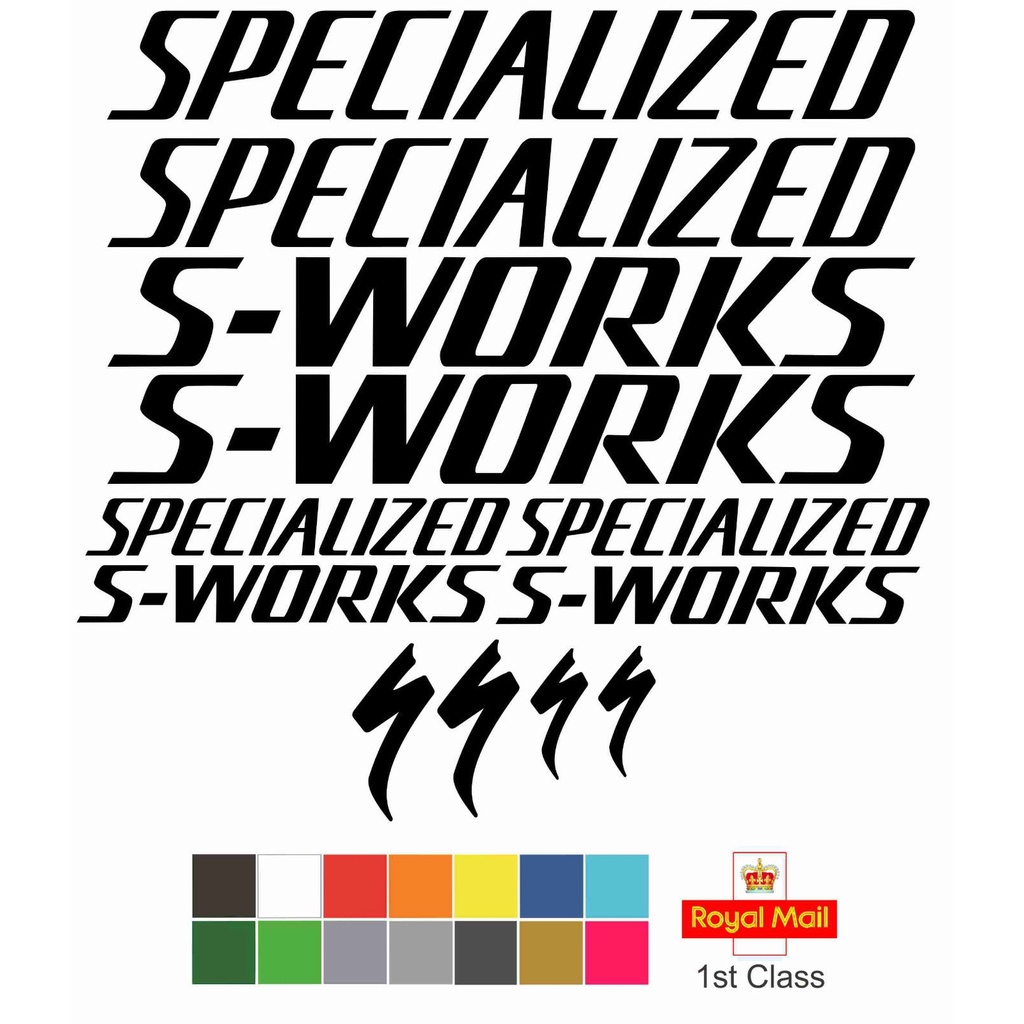 1Set Specialized S-Works Replacement Frame New Style Vinyl Decals ...