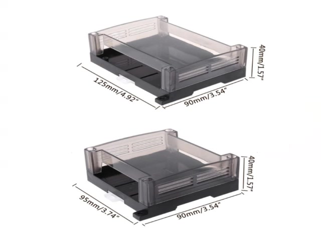 ESP Transparent Plastic Industrial Control Box Panel Enclosure Case Din ...