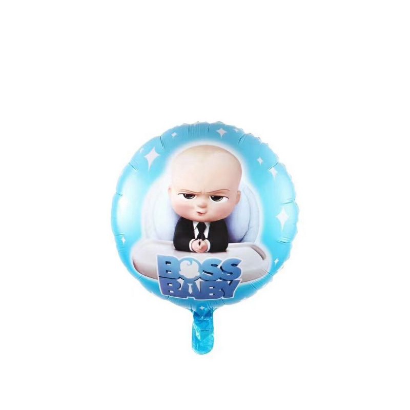 boss baby round foil balloon 18inch birthday party needs decoration ...