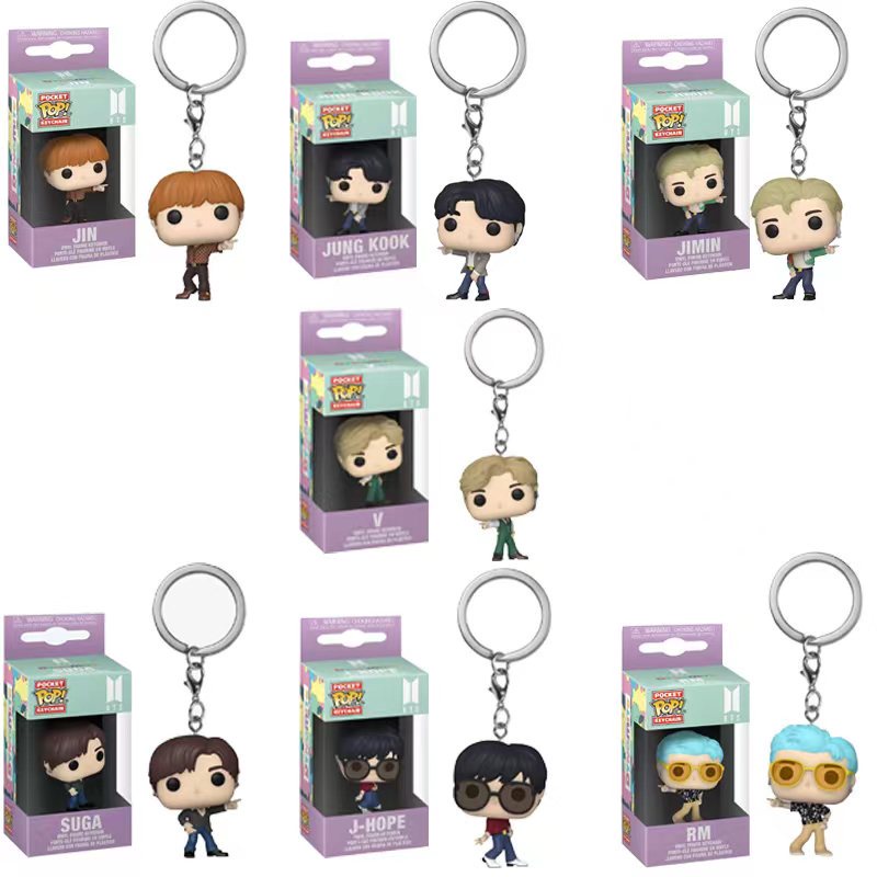 Custodia Rigida KPOP BTS Per IPhone - Motivo Bangtan Boys (Jimin, Jin, J-Hope) Per IPhone 4/5/6/6 Plus (Tipo 7 Per IPhone 6)