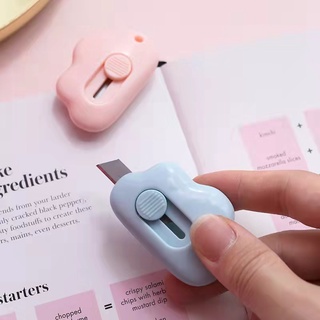 1 Pcs Pink Mini Portable Utility Knife Art Cutter Stationery Express  Delivery Box Opener Letter Opener Office Paper Knife Tools