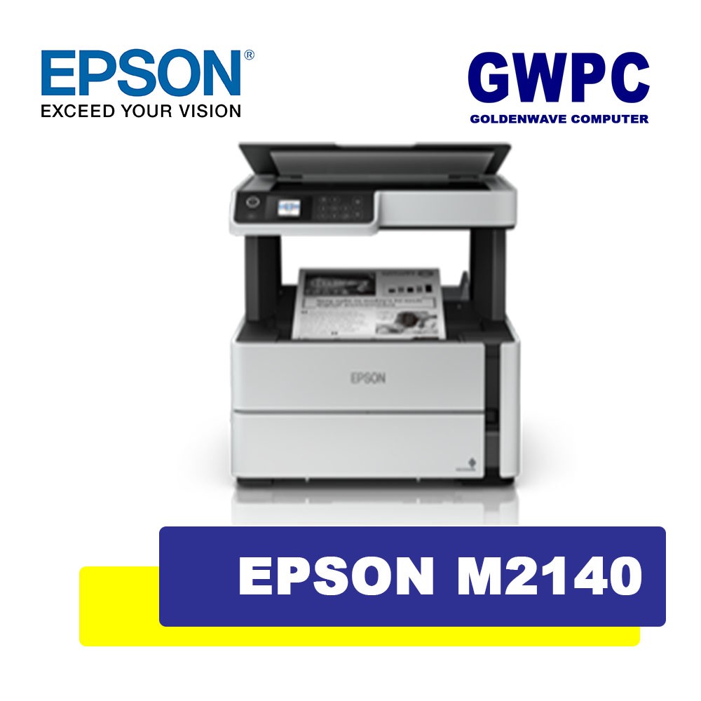 Epson M2140 EcoTank Monochrome AllinOne Ink Tank Printer Shopee