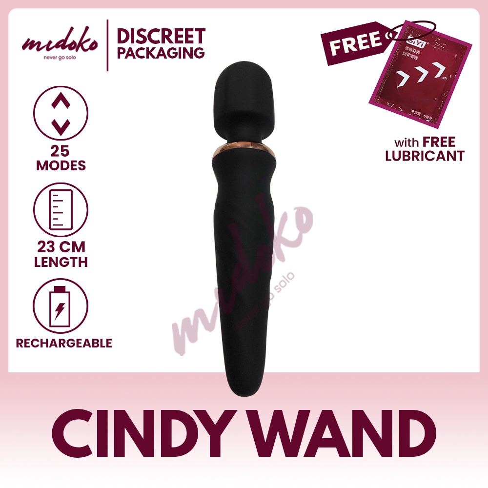 Midoko Winyi CINDY Rotating Wand Massager Clit Vibrator Female Masturbation Sex Toys Shopee