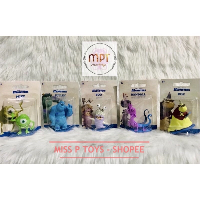 Disney Pixar Mini Figures Set Monster Inc Toy Story 4 The Incredibles Cake Toppers 5627