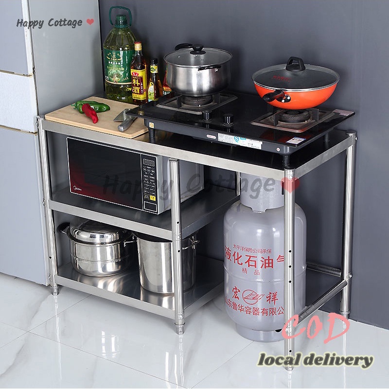 Gas stove rack heavy duty kitchen rack gas rack kitchen stainless steel ...
