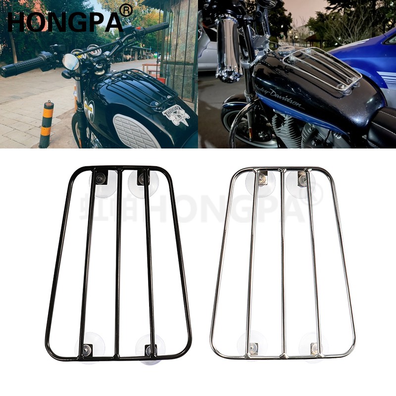 Motorcycle Fuel Tank Luggage Rack Shelf With Strong Suction Cups ...