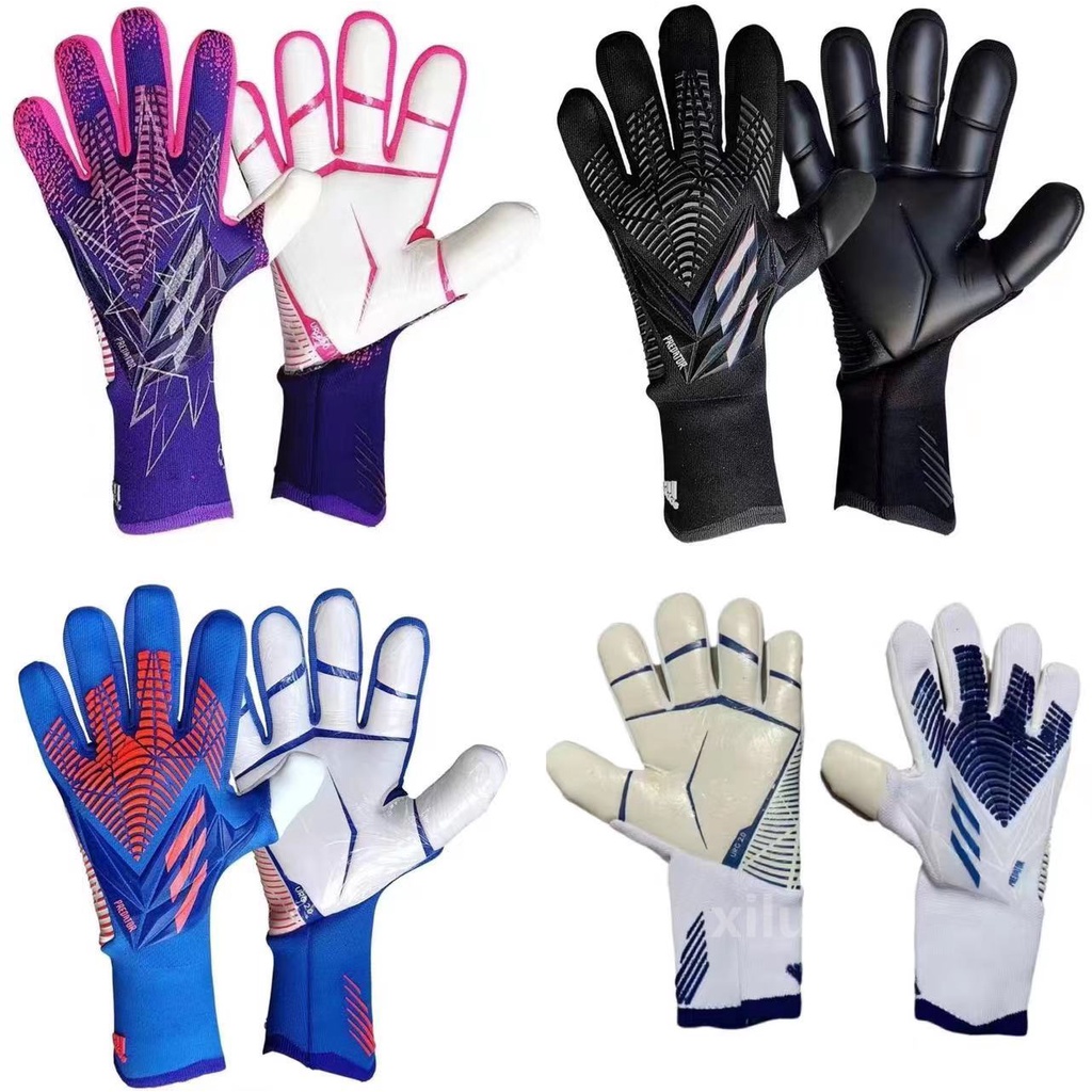 2023 New Goalie Soccer Gloves Latex Finger Protection Competition Football  Predator Edge GL PRO Hybrid Goalkeeper Gloves Non-slip Durable Soccer