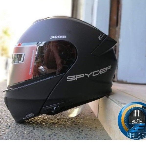 Matte black best sale spyder helmet