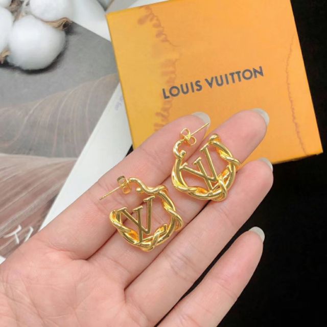 Louis Vuitton Garden Louise Hoop Earrings WlPV